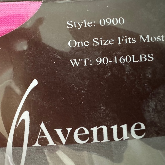 Leg Avenue, Sheer Pantyhose with Back Seam and Bow, Pink, OS - Picture 3 of 4